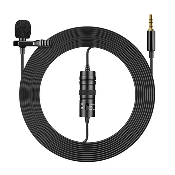 

YICHUANG 3.5mm Plug Microphone Lavalier Miniature Noise Reduction Mobile Phone Professional Video Recording Small Microphone