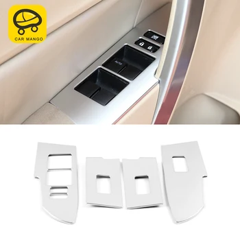 

CarManGo for Toyota Corolla 2014-2018 Car Styling Door Window Control Panel Chrome Cover Trim Frame Sticker Interior Accessories