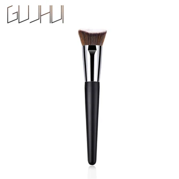 

New Facial Mask Brush Woman Cosmetic Tool Makeup Foundation Brush Fiber Hair Half Moon Powder Concealer Face Mask Brush