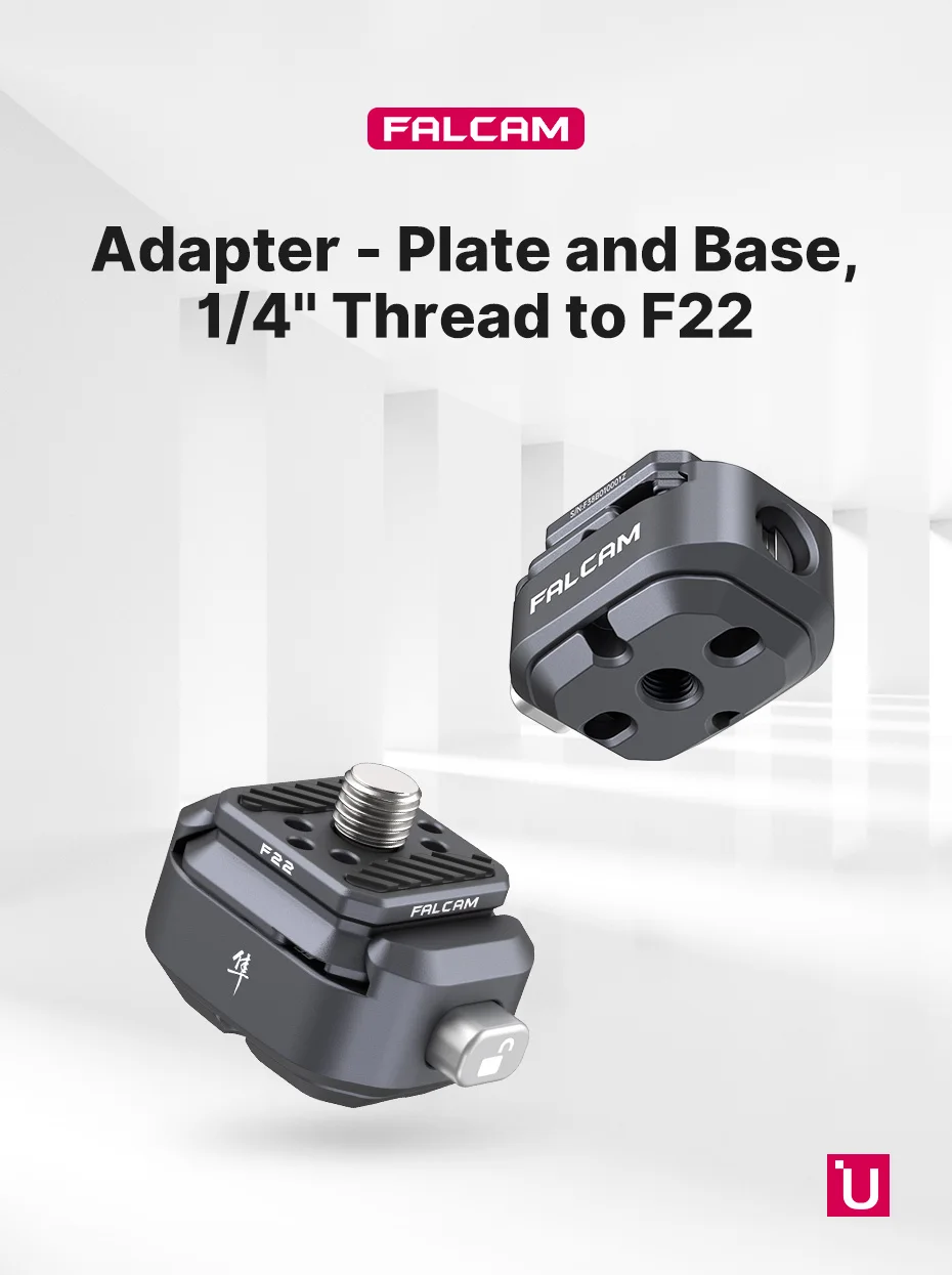 Description Picture 2 of itemUlanzi FALCAM F22 Quick Release System with 1/4 Screw to F22 Base Mount Universal DSLR Camera Cage Tripod Quick Switch Adapter