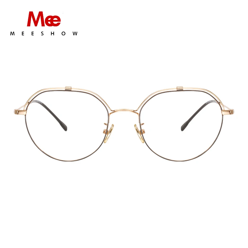 

Titanium Glasses Frame Men Prescription Eyeglasses Korean Denmark Women Myopia Optical Frame Screwless Eyewear