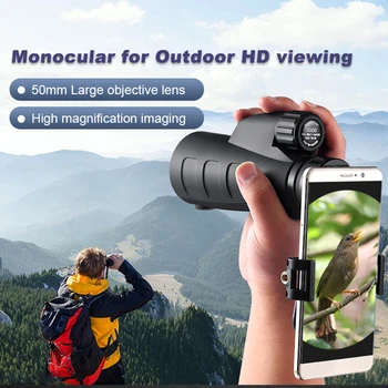 

Outdoor Photograph Optical Lens Bird Watching Waterproof 15X Explorer HD Professional Portable Monocular Telescope High Powered