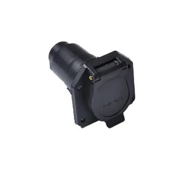 

12v 7 pin flat trailer socket Truck adapter plug connector waterproof caravana car rv accessory car campe autoparts US