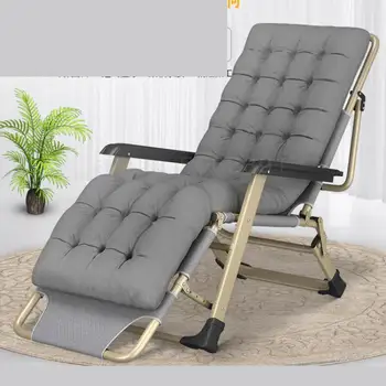 

erAutumn and winter recliner folding lunch break siesta bed home lazy backrest portable multi-function beach chair