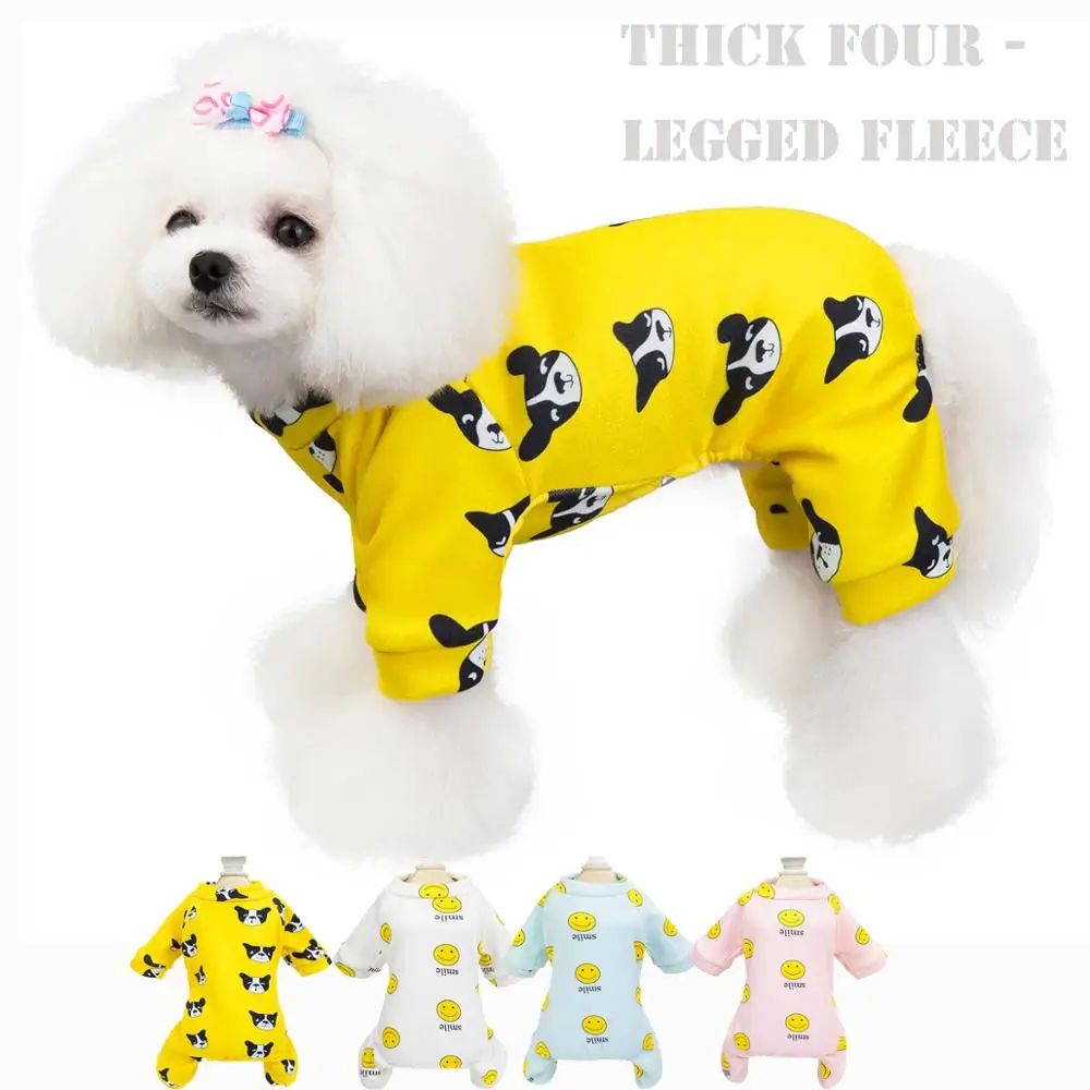 

Pet Dogs Clothes For Four - legged fleece for Dogs Thick and Thin Pet Product Dogs Coat Jacket Dog Clothing Cotton Warm Clothes