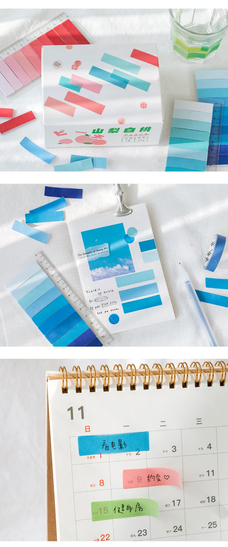 150 Sheets Rainbow Color Index Memo Pad Posted It Sticky Notes Paper Sticker Notepad Bookmark School Supplies Kawaii Stationery 150 Sheets Rainbow Color Index Memo Pad Posted It Sticky Notes Paper Sticker Notepad Bookmark School Supplies Kawaii Stationery