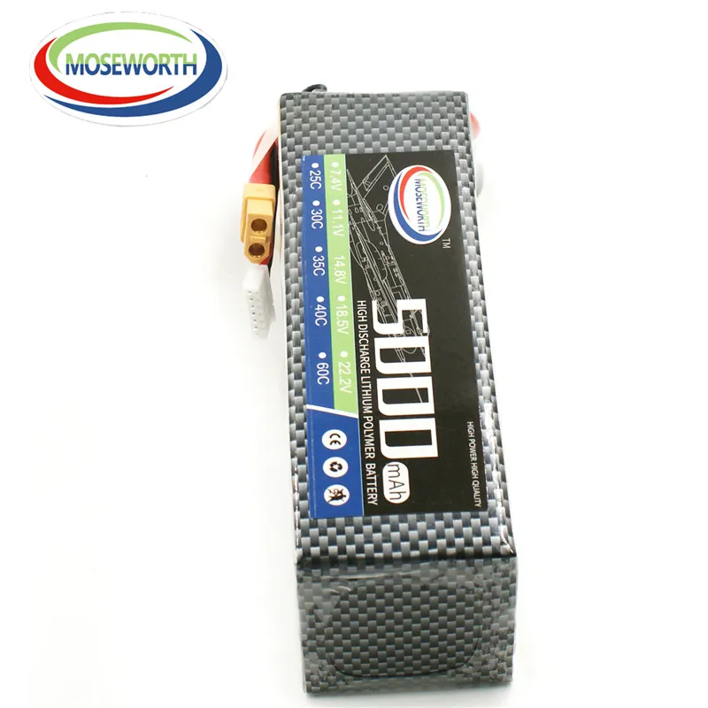 6S RC Дрон LiPo аккумулятор 5000mAh 22,2 V 60C батареи 6S для RC модели самолета Aircrft Квадрокоптер вертолет Дрон 6S LiPo AKKU