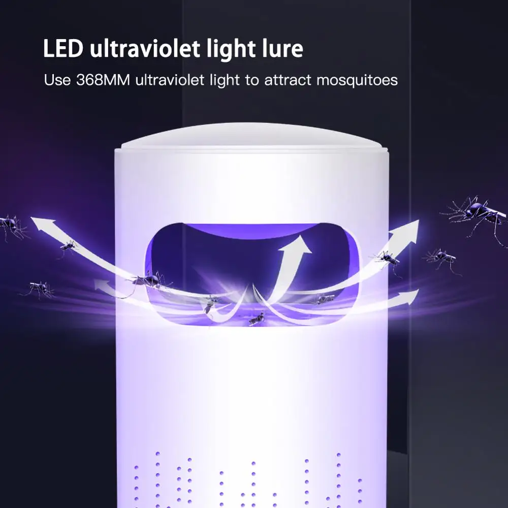 5W USB Электрический Мощность фотокаталитический лампа уничтожает москитов УФ