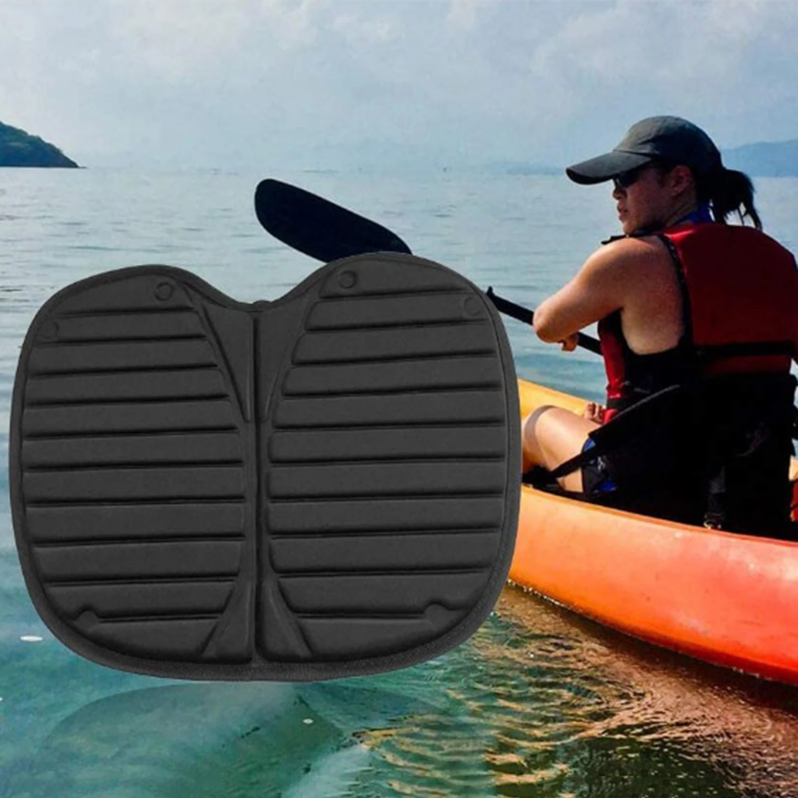 Cuscino In Gel Per Kayak Antiscivolo - Impermeabile E Comodo Per Sedili Di Canoa E Barca