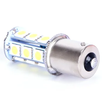 

1PCS Car Light Parking Lamps Bulb Source Auto Brake Reserse Turn Signal Lights P21W DC12V S25 BA15s 1156 5050 SMD 27 Led