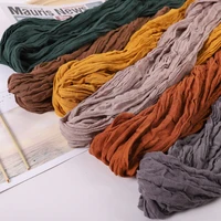 Style Linen Cotton Tassel Scarf Men Scarf For Bufandas Solider Color Spring Autumn Warm Soft Kroean Style Scarves 1