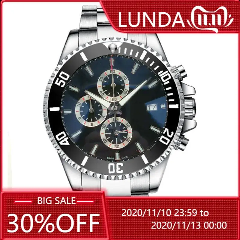 F1 Designer Watch 46mm Chronograph Quartz Movement Stainless Steel Strap Men Watch TAG Formul Montre de luxe Business Wristwatch afbeelding