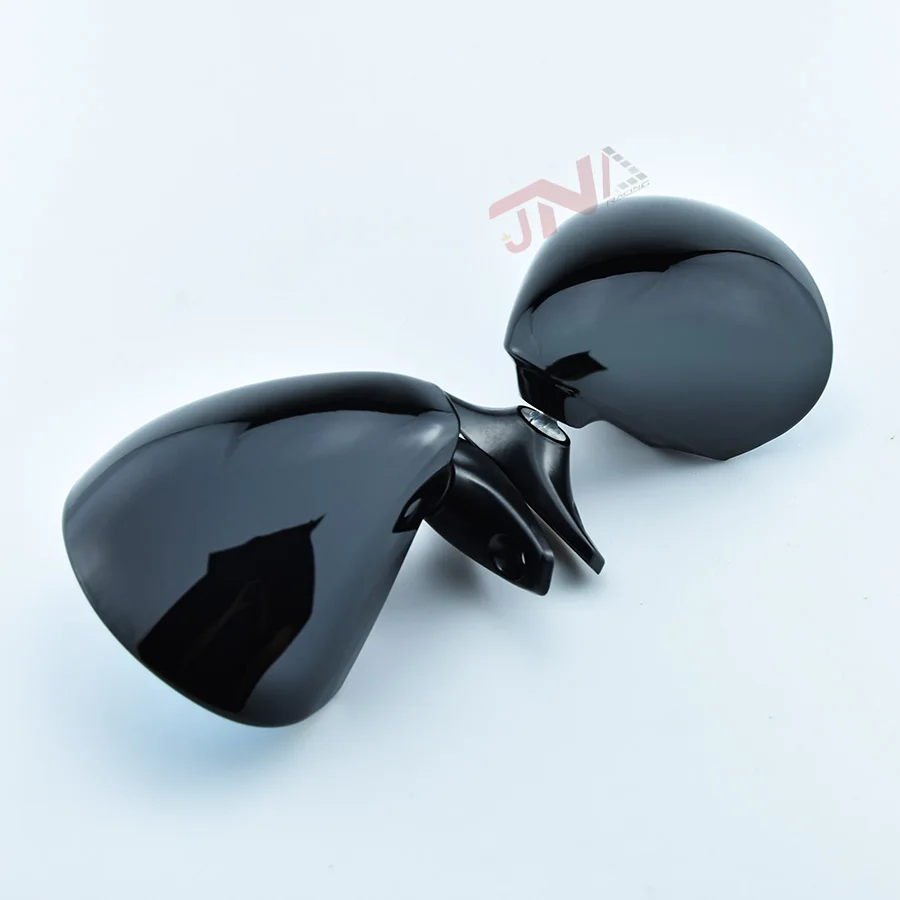Universal JDM Retro Black Car Rear View Mirror Side Door Wing Mirror