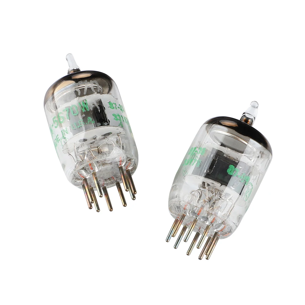 AIYIMA 2Pcs GE 5670W Tube Valve Vacuum Electronic Tube Upgrade 6N3 6H3N 396A 2C51 5670 For Pre Amplifier Pairing 3