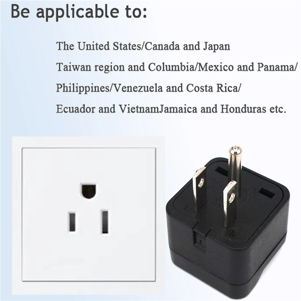 Adaptateur de chargeur de voyage universel, convertisseur de prise de  courant alternatif, prise américaine, Italie, Suisse, Inde, Royaume-Uni,  États-Unis, AU vers l'UE, Allemagne, Russie