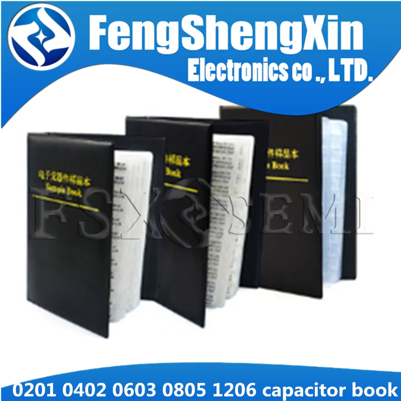 0201/0402/0603/0805/1206 SMD Resistor/Capacitor Inductor Samples Book Assort Kit 0201/0402/0603/0805/1206 SMD Resistor/Capacitor Inductor Samples Book Assort Kit