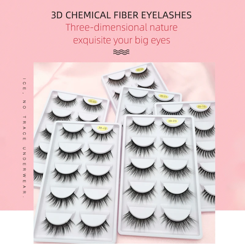 

Natural False Eyelashes Artificial Mink Eyelashes Fake lashes Naturally Simulated Thick Eyelashes eyelashes extension lashes
