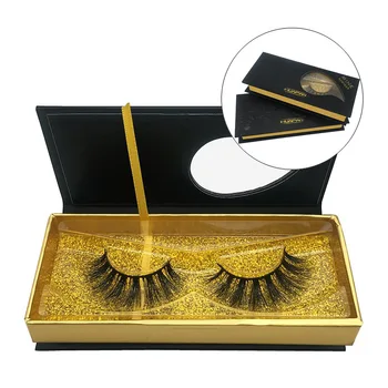 

New packaging mink eyelashes 3D mink false eyelashes three-dimensional multilayer dense makeup 3d mink eyelashes
