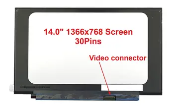 

New 15.6" Screen Compatible with NT140WHM-N34 Narraw Edge, No Bracket HD 1366X768 WXGA Slim Laptop LED LCD Replacement