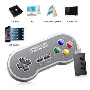 

8Bitdo SN30/SF30/ SN30 PRO/SF30 PRO 2.4G Wireless Game Controller For NES, SNES,SFC Classic Edition