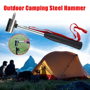 

Camping Outdoor Hammer Multi-function Peg Hammers Tent Stakes Mallet Hand Tool