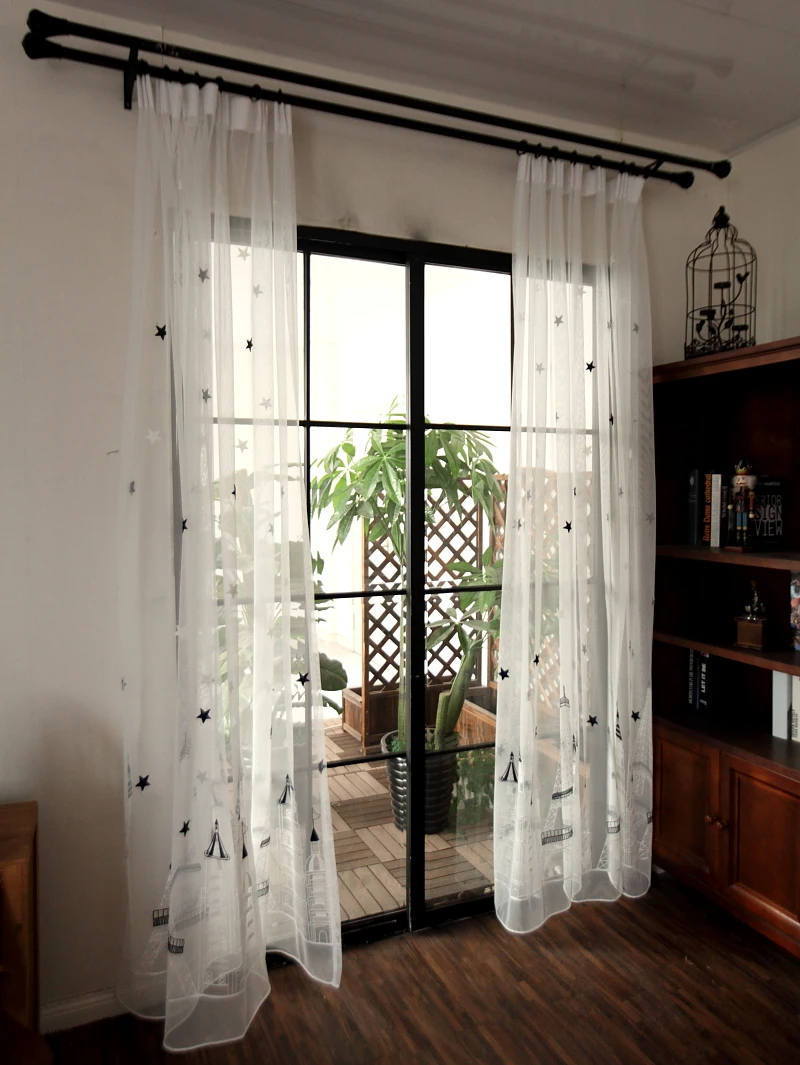 Детские занавески для спальни в американском и средиземноморском стиле