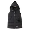 Winter Vests For Women Fashion Hooded Padded Jacket Sleeveless Zipper Warm Long Coats Oversize Female Clothing ► Photo 3/6