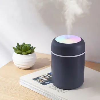 

1pc Portable Humidifier Bedroom Office Living Room Cool Mist Maker Portable Low Noise Diffuser Atmosphere Light Mist Sprayer