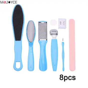 

8pcs / Set Pedicure Machine Manicure Foot Care Tool Exfoliating Prevent Dead Skin Manicure Feet Care Tool Set Foot Scrub