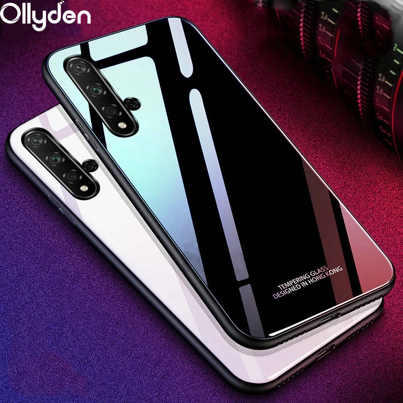 Чехол для телефона Huawei Nova 5 T роскошный противоударный мягкий силиконовый бампер