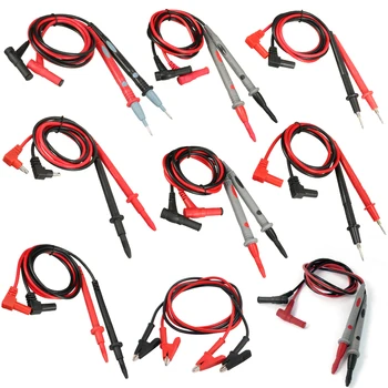 

uxcell Uxcell 2/4pcs 31.5"-42.51'' Test Leads Probe for Digital Multimeters Oscillometer 1000V 10A 4mm Banana Plug