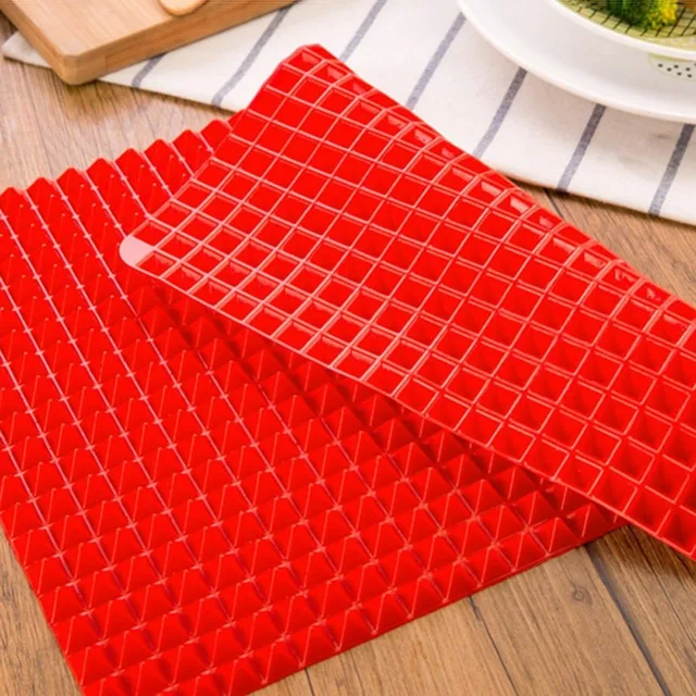 Nonstick Szilikon Sütő Szőnyegek Bbq Piramis Pan Bakeware Pad Pads Mikrohullámú Tálca Konyha Sütőszerszámok - Image 2