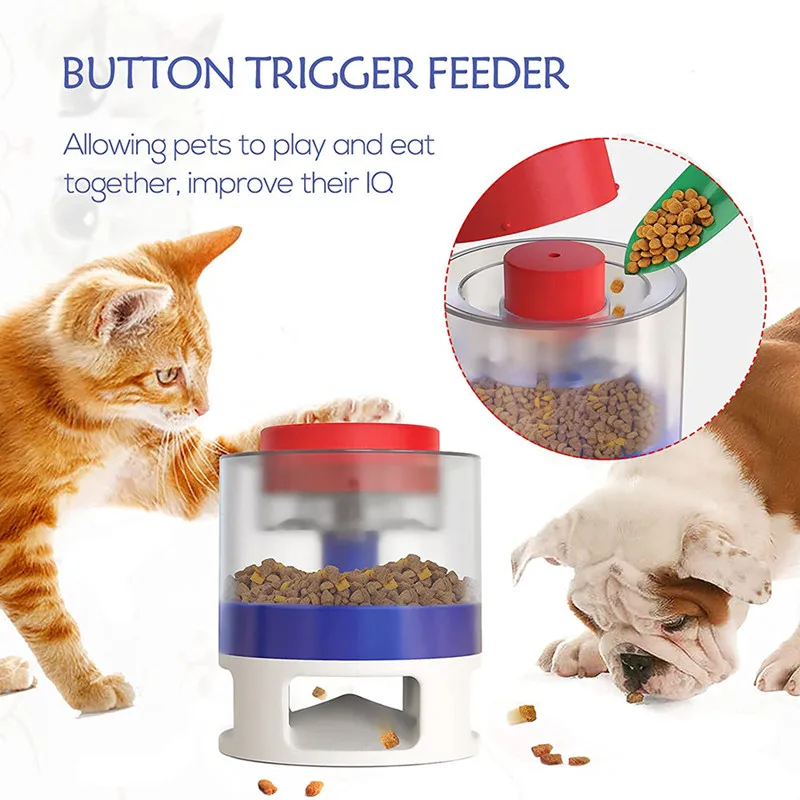 Dog Puzzle Feeder Pet Slow Eating Toys Press to Eat Leak Dog Enrichment Toy Smart Cat Food