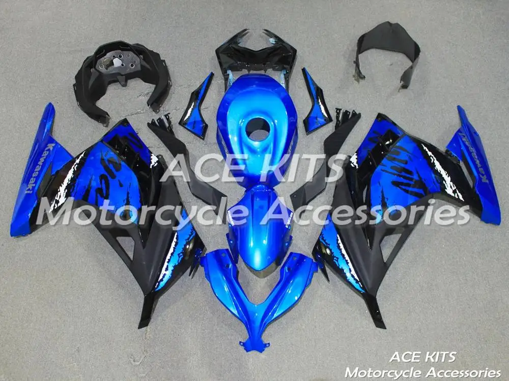 ACE наборы из углеродного волокна, переводная вода, печать частей для kawasaki NINJA250 NINJA300 2013 всех видов цвета No. FF06