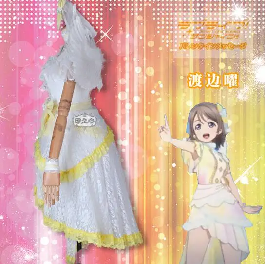 Lovelive Солнечный свет Aqours 6th anniversary Memorial вечерние сверкающие Chika Ruby костюм для косплея всех членов
