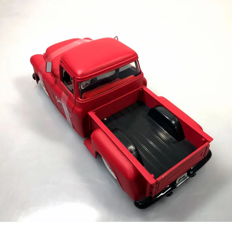 JADA 1/24 масштаб автомобиля Модель игрушки просто грузовики 1955 Chevy Stepside пикап литой металлический автомобиль модель игрушки для подарка, детей, коллекция