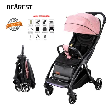 

2020 Upgrade Lightweight Baby Stroller Portable Folding Baby Carriage Prams For 0~3 Years Baby Only 5.6Kg Get 11 Free Gifts