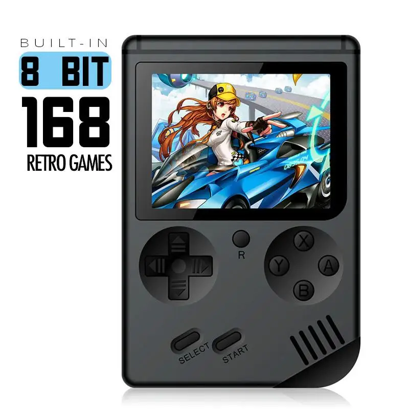 

Coolbaby RS-6A Retro Portable Mini Handheld Video Game Console Gameboy 8-Bit LCD Kids Color TV Game Player Built-in 168 Games
