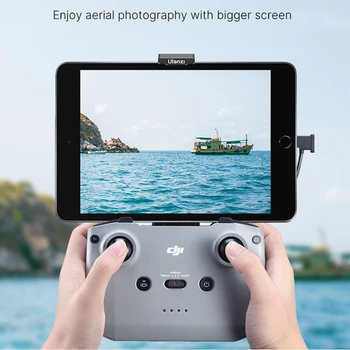 

Ulanzi DR-08 Extension Clip Tablet Monitor Clamp Adjustable Holder for iPad Mini DJI Mavic Air 2 Drone Remote Control