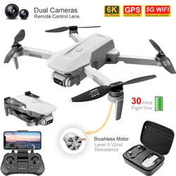Dron F8 RC con lente GPS, 4k, 5G, fotografía aérea Profesional, sin escobillas, 8 niveles de resistencia al viento, RTF, FPV, Quadcopte, 30 minutos de tiempo de vuelo