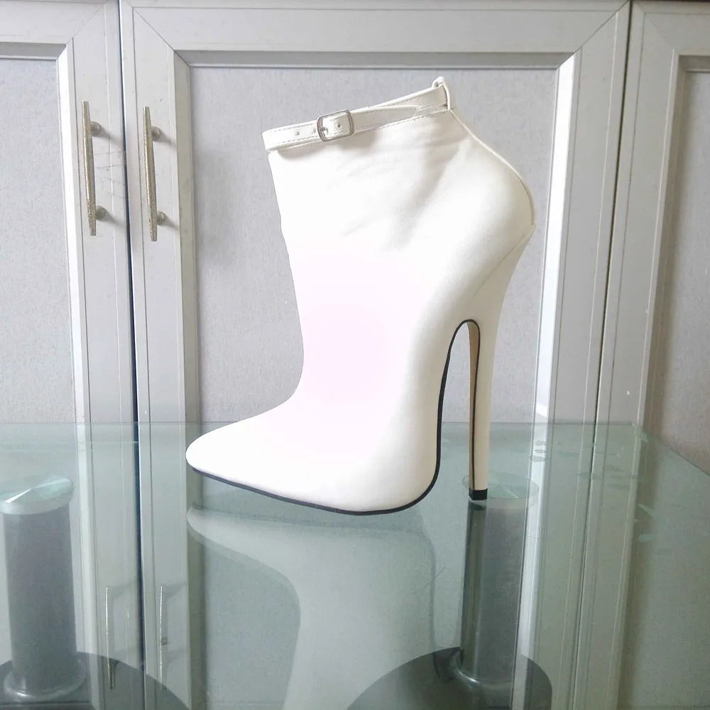 7.09in High Height Sex Boots Party Boots Stiletto Heel  Pointed Toe Ankle SM Boots  US Size 6-14 No.1810