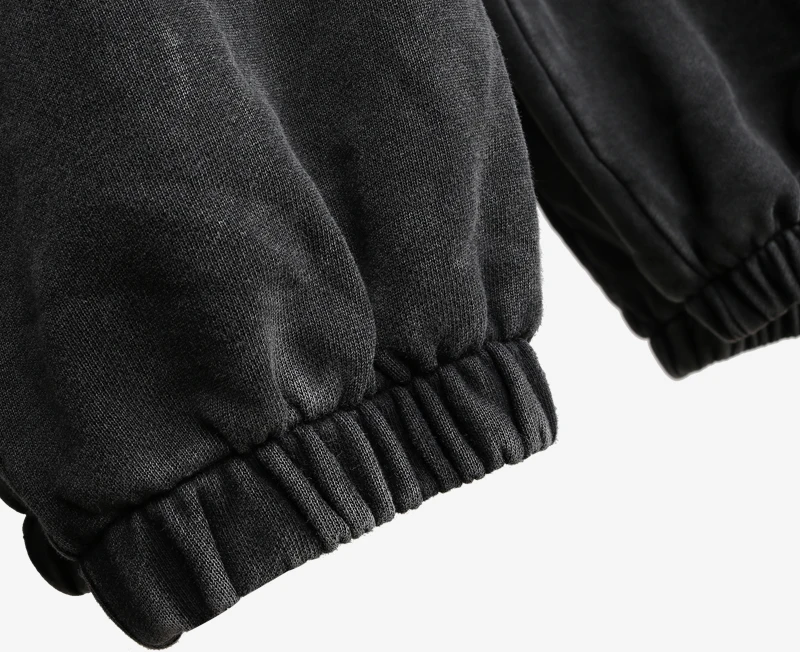 Street trend sports casual pants washed old retro big pocket guard pants loose male couple beam feet long pants