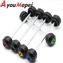 Eixo dianteiro garfo acidente slider para triumph tiger 800 xc xca xcx xrt xrx 2019-2020 acessórios da motocicleta protetor de roda cnc