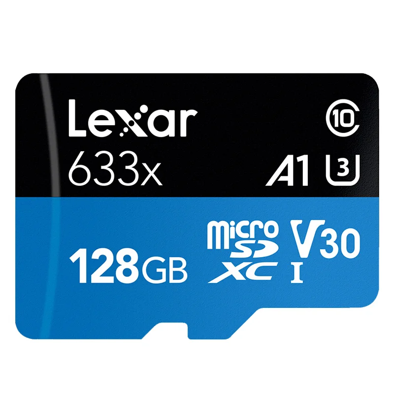 Lexar карта флэш-памяти micro sd 256gb 633x UHS-I 1 ТБ microsd для дрона Gopro Dji Sport camera SDXC Store card 32gb 64gb 128gb - Емкость: 128GB