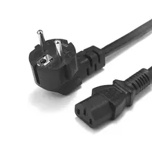 Проектор ЕС Кабель питания 1 м 1,5 м 6 футов IEC C13 шнур питания для LG ТВ принтера Dell ПК монитор компьютера PSU Antminer DJ сценические огни