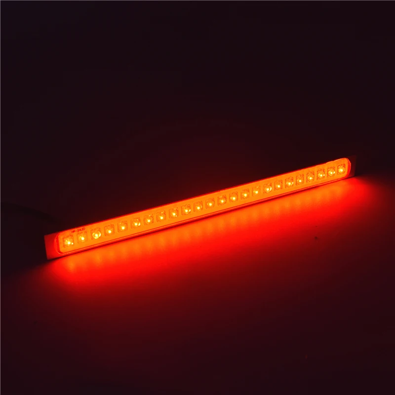 Красочные RGB 24LED номерные знаки огни поворотов вождения стоп-сигналы украшение для автомобильной фары автомобиля номерного знака свет