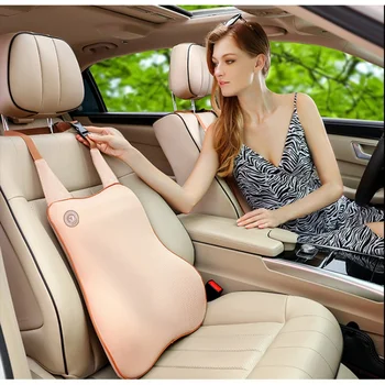 

Vacuum compression Upgrade lumbar support cushion Spine Correct Memory Foam Cushion Massage Support Pad Car Pillows