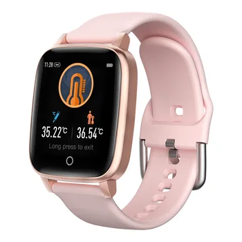 

Hot Selling Color Screen Body Temperature Smart Watch Bluetooth Sports Health Bracelet