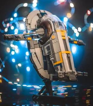 

Moc Star Movie New Slave I 20th Anniversary Edition Slave No.1 Wars Spaceship Building Blocks Lepining Star Space Wars Toy 05155
