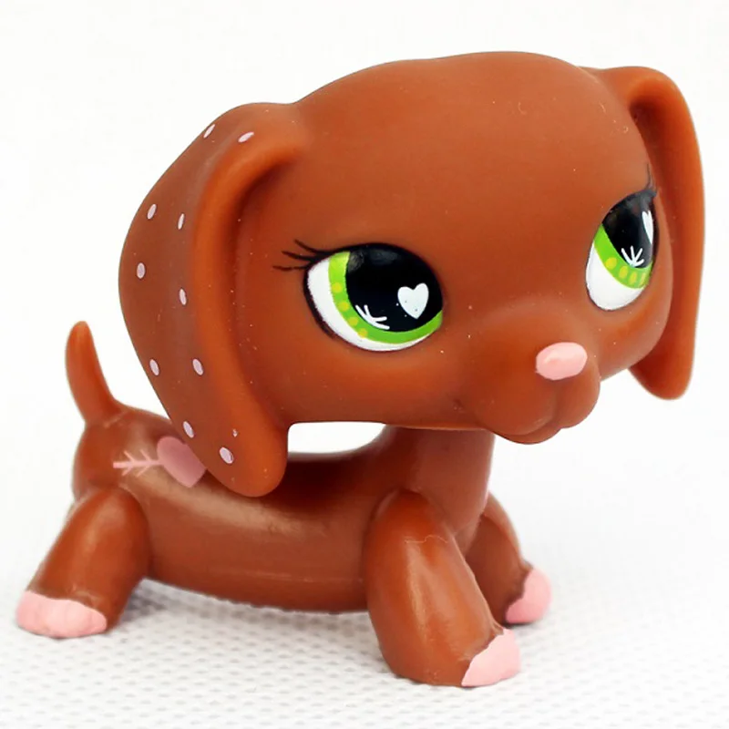 Лпс стоячки кошки игрушки Lps кошка редкие животные pet shop игрушки подставки Собака Такса колли кокер спаниель great dane Хаски старый Рисунок Коллекция - Цвет: 556